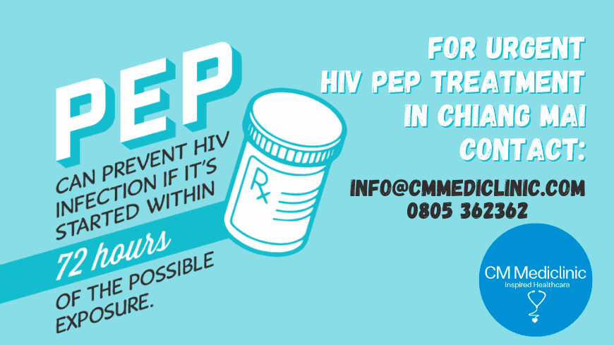 Get Emergency HIV PEP Treatment NOW - CM Mediclinic Chiang Mai Thailand